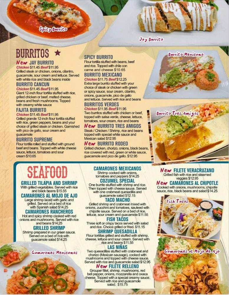 Rodeo Mexican Restaurant - Headland, AL menu_pic