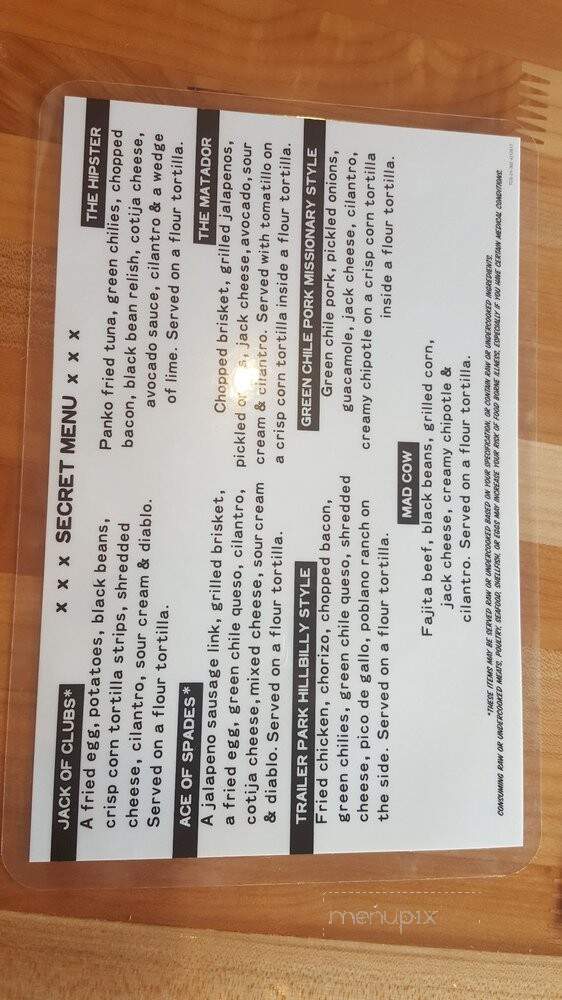 Torchy's Tacos - Kingwood, TX menu_pic