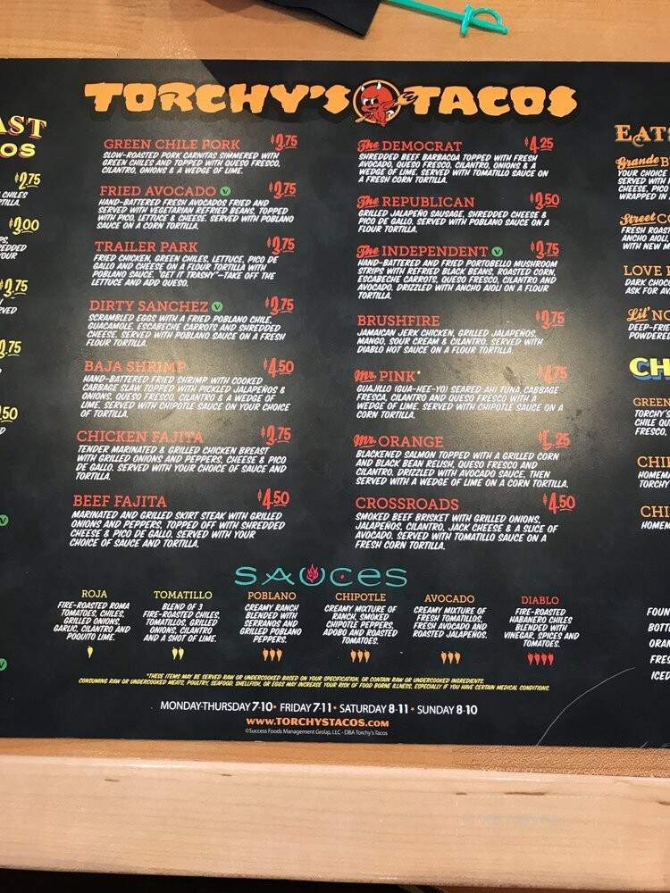 Torchy's Tacos - Kingwood, TX menu_pic