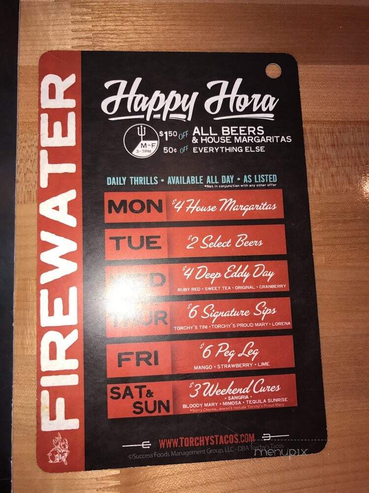 Torchy's Tacos - Kingwood, TX menu_pic