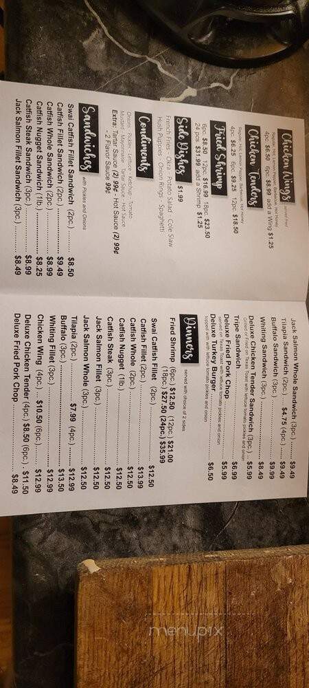 Fish House - St. Louis, MO menu_pic