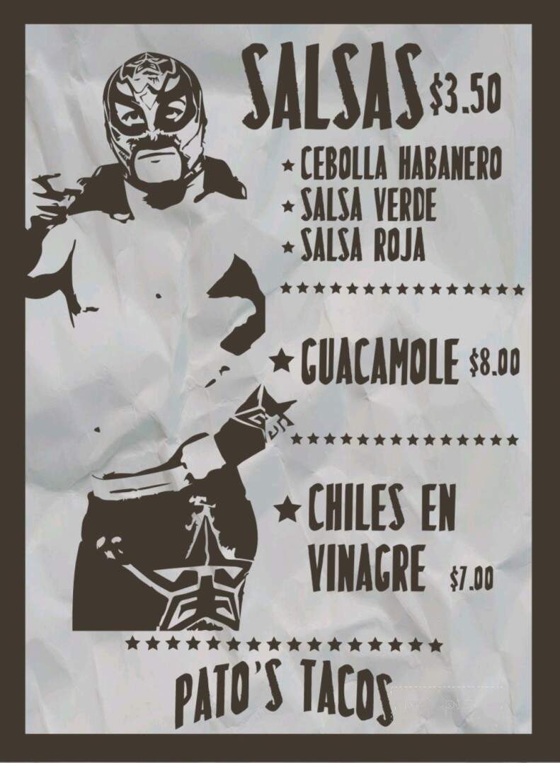 Pato's Tacos - Denver, CO menu_pic