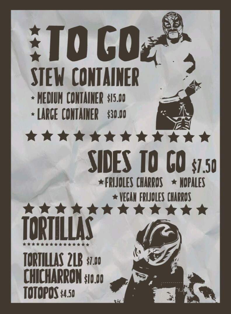 Pato's Tacos - Denver, CO menu_pic