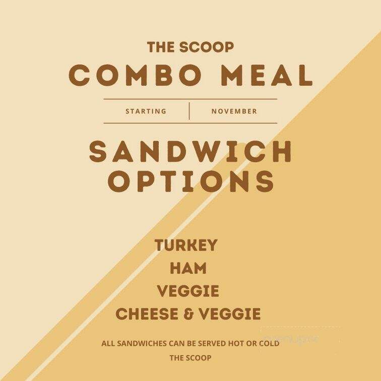 The Scoop - Tinley Park, IL menu_pic