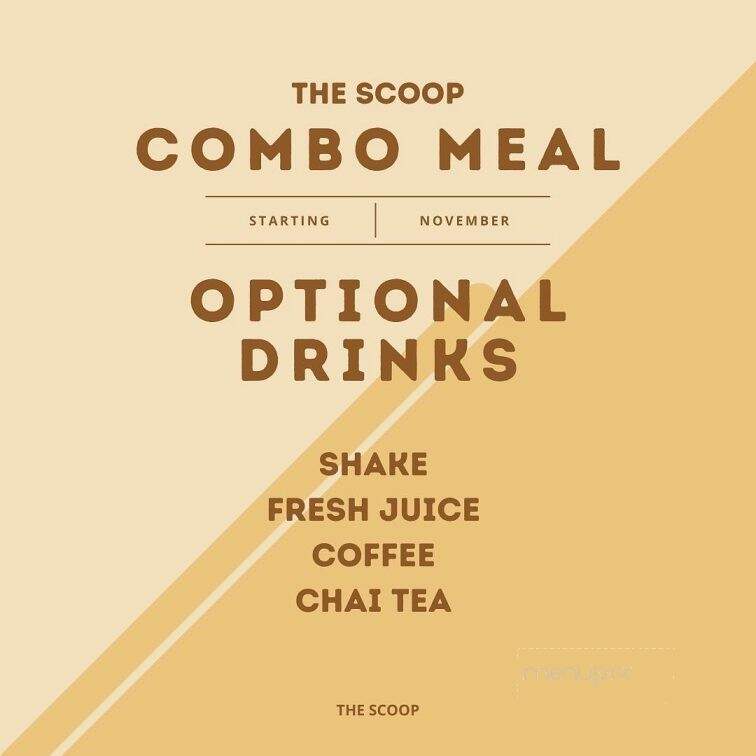 The Scoop - Tinley Park, IL menu_pic