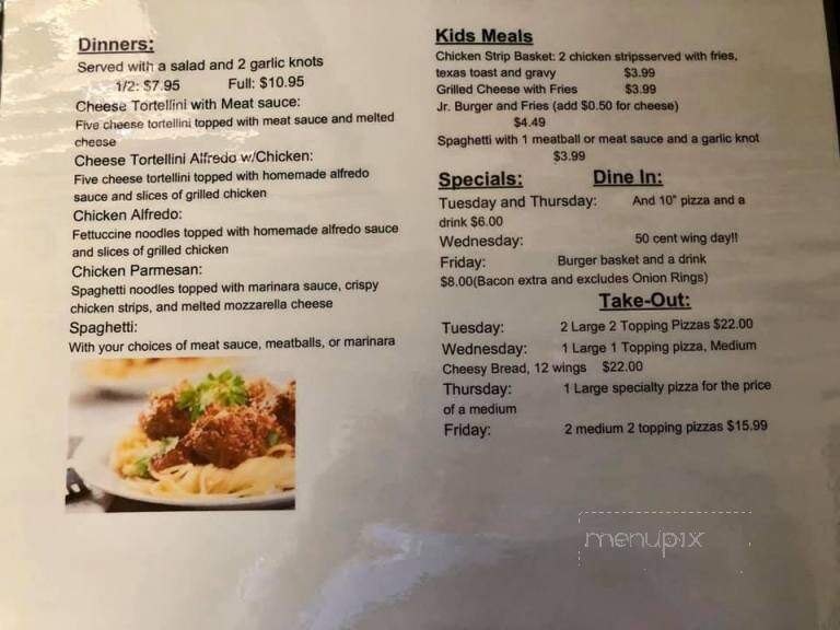 Hometown Pizza - Jewett, TX menu_pic