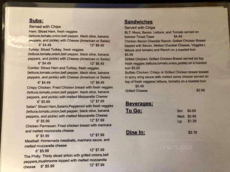 Hometown Pizza - Jewett, TX menu_pic