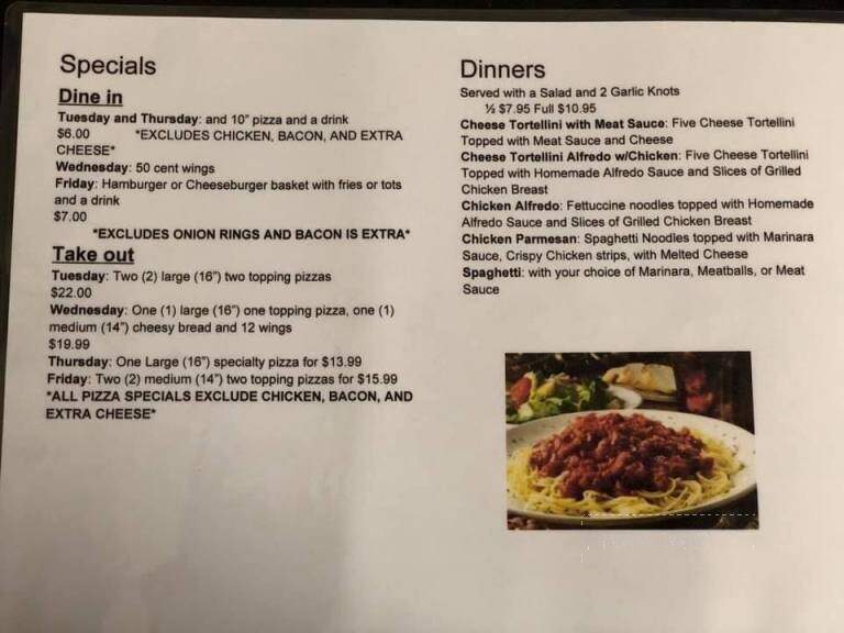 Hometown Pizza - Jewett, TX menu_pic