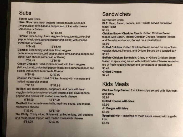 Hometown Pizza - Jewett, TX menu_pic