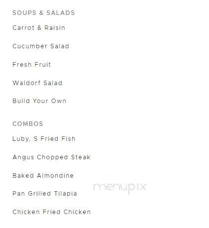 Luby's - Pharr, TX menu_pic