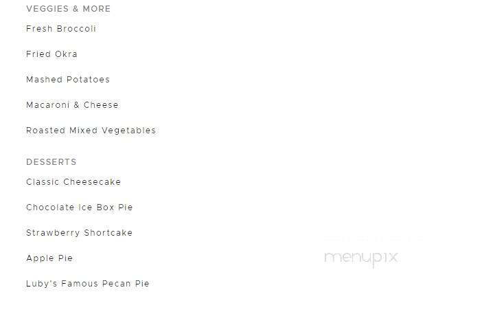 Luby's - Pharr, TX menu_pic