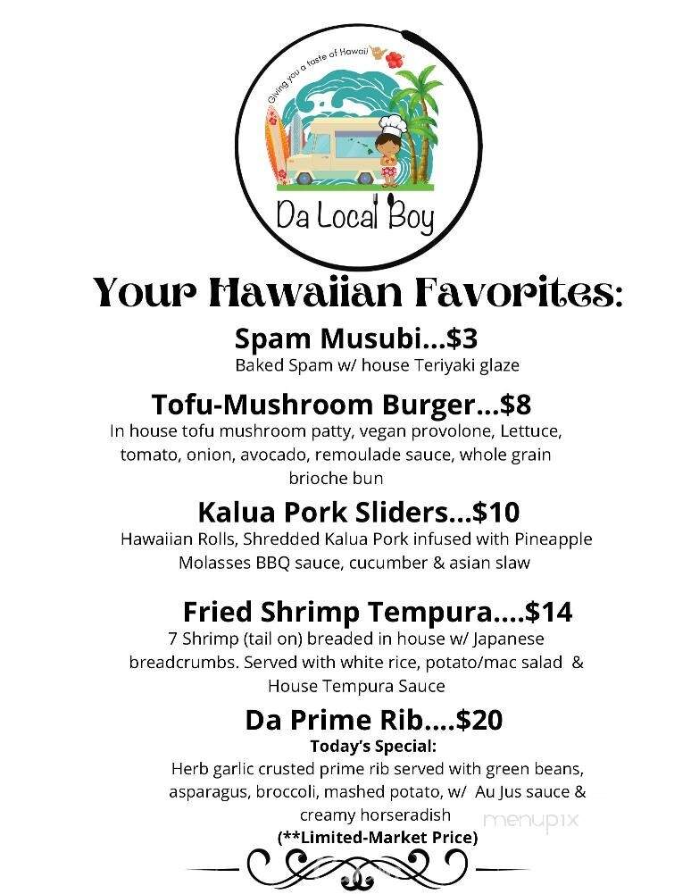Da Local Boy - Waukegan, IL menu_pic