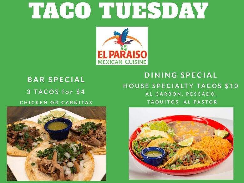 El Paraiso - Medford, OR menu_pic