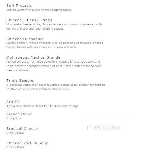Ground Round Grill & Bar - Worthington, MN menu_pic