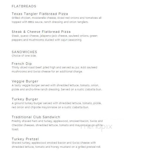 Ground Round Grill & Bar - Worthington, MN menu_pic