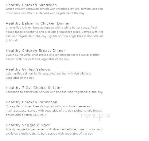 Ground Round Grill & Bar - Worthington, MN menu_pic