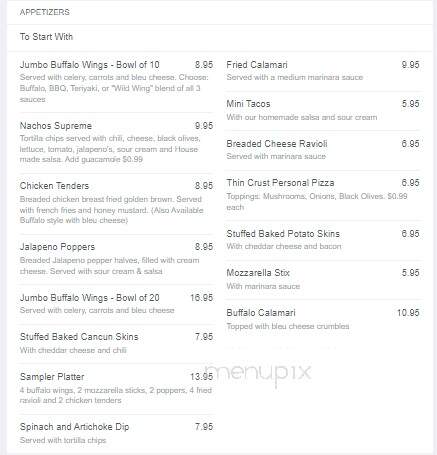 Captain's Table - Monroe, NY menu_pic