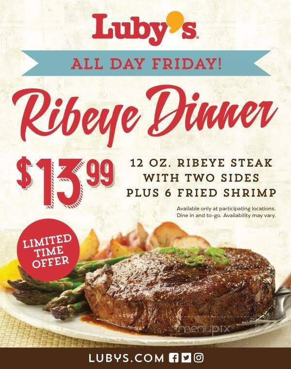 Luby's - Port Arthur, TX menu_pic