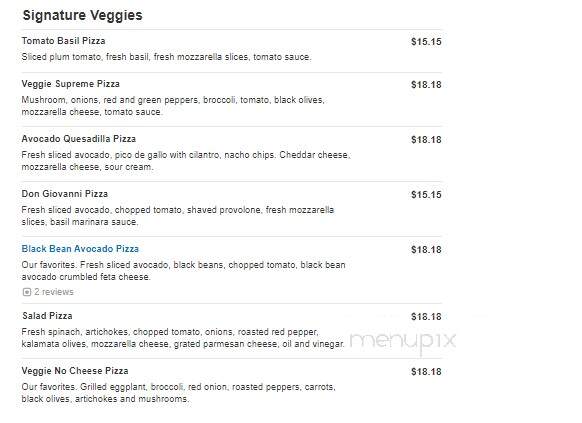 Antonio's Pizza - Newport, RI menu_pic