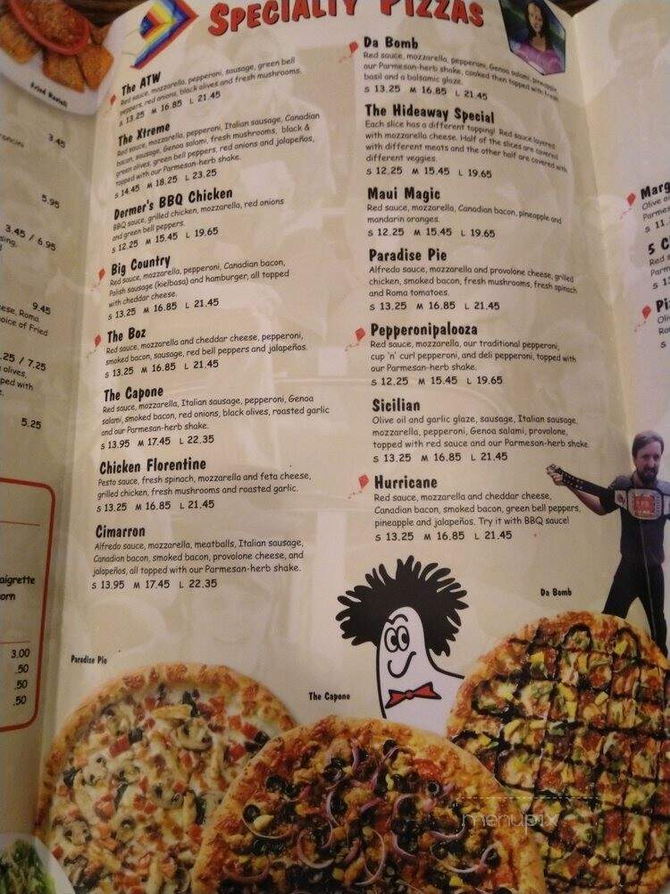 Hideaway Pizza - Moore, OK menu_pic
