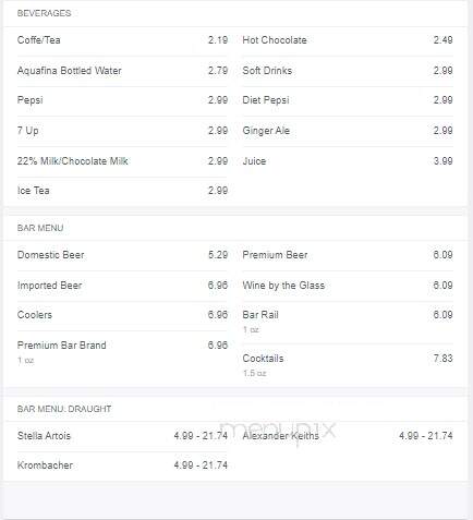 Carousel Cafe - Toronto Islands, ON menu_pic