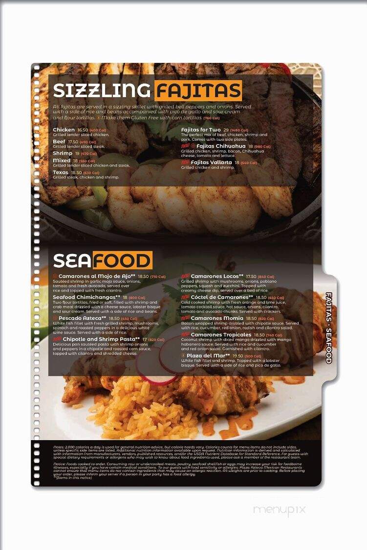 Plaza Azteca - Myerstown, PA menu_pic