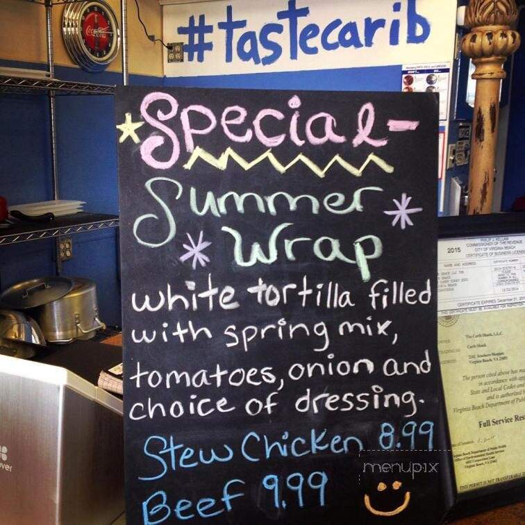 Carib Shack - Virginia Beach, VA menu_pic
