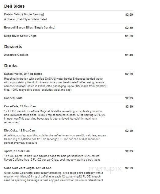 Honeybaked Ham - Round Rock, TX menu_pic