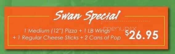 Red swan pizza - Kamloops, BC menu_pic
