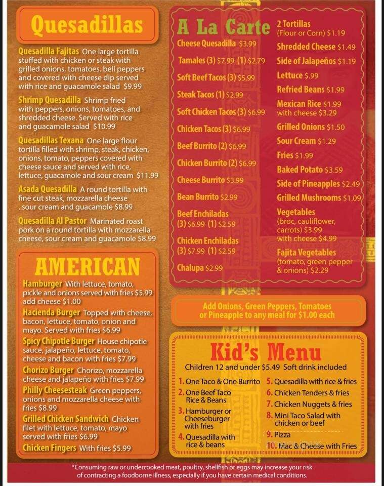 Mi Hacienda - Pikeville, KY menu_pic