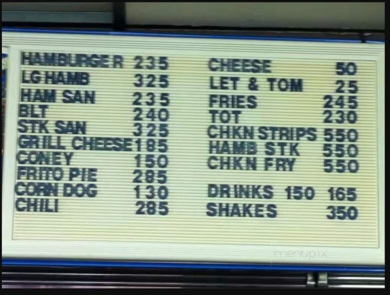 In-N-Out Burger - Chickasha, OK menu_pic