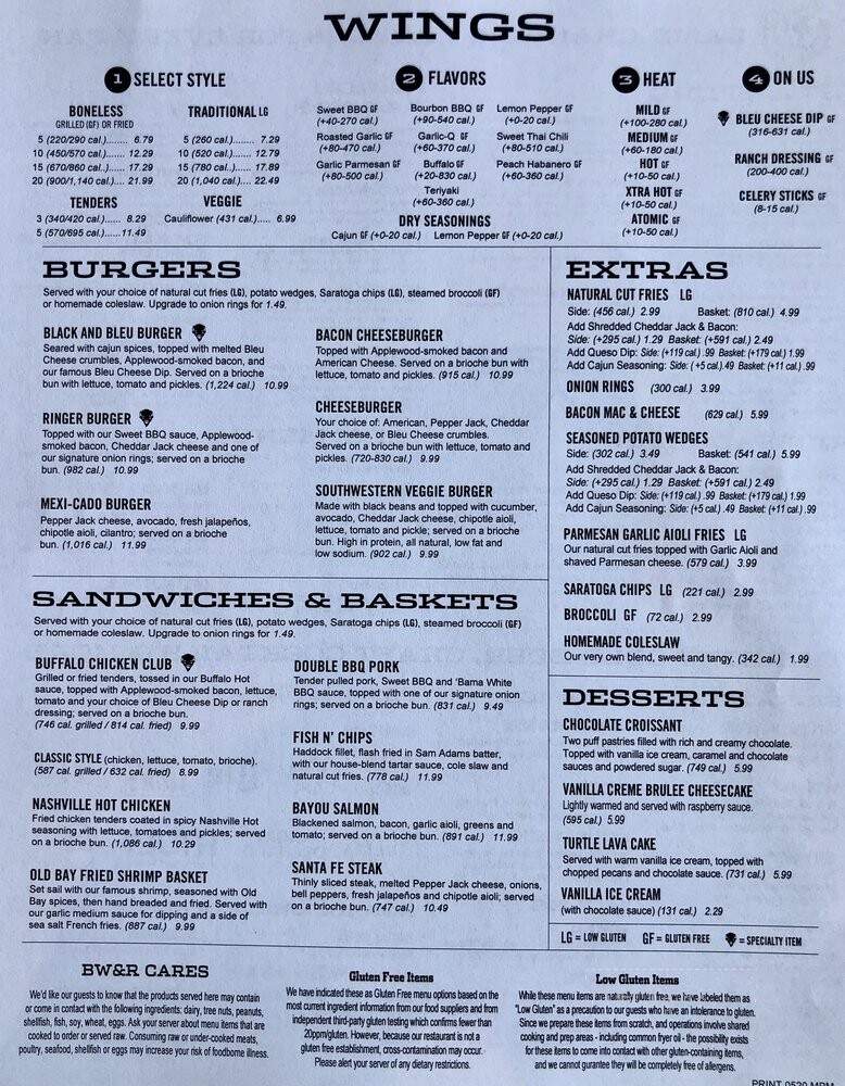 Buffalo Wings & Rings - Shelbyville, KY menu_pic