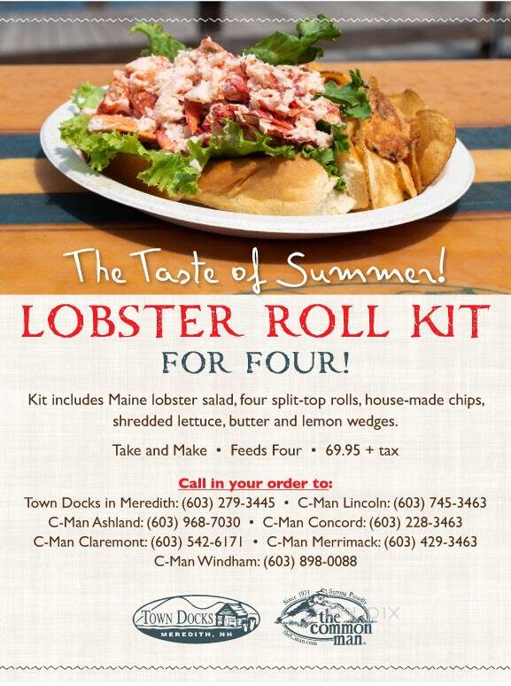 Common Man Restaurant - Ashland, NH menu_pic