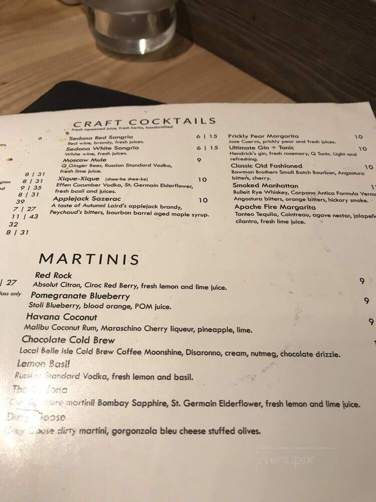 Sedona Taphouse - Fredericksburg, VA menu_pic