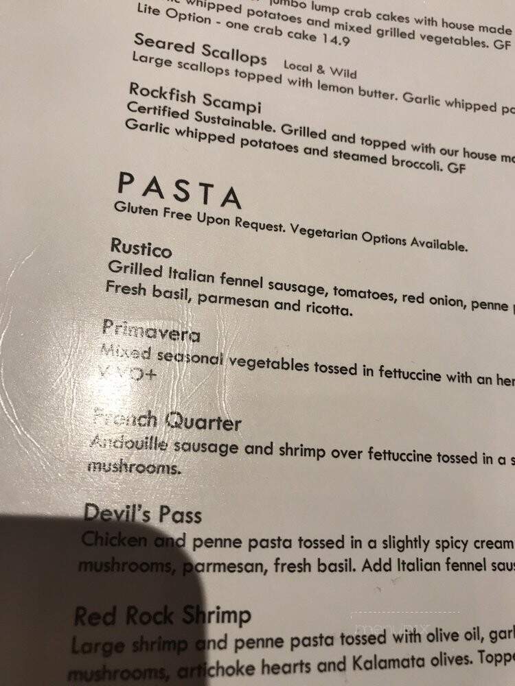 Sedona Taphouse - Fredericksburg, VA menu_pic