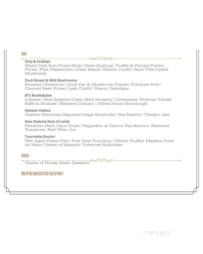 Beyond the Sea - Bolton Landing, NY menu_pic