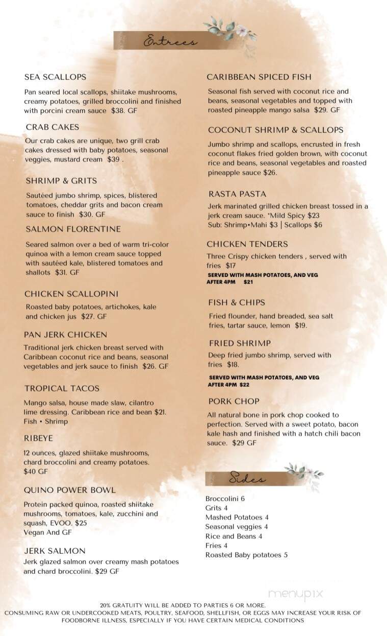 Broken Plate Kitchen - Corolla, NC menu_pic