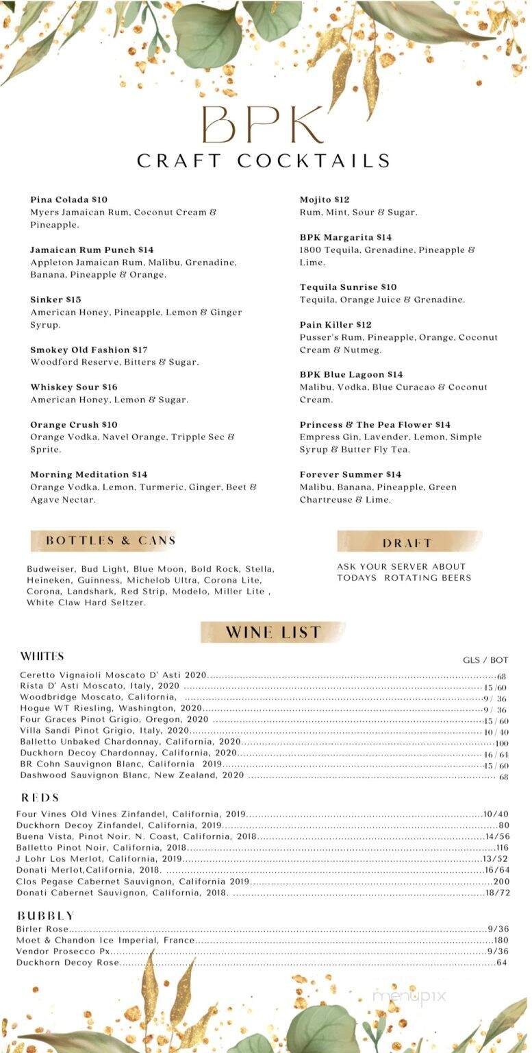 Broken Plate Kitchen - Corolla, NC menu_pic