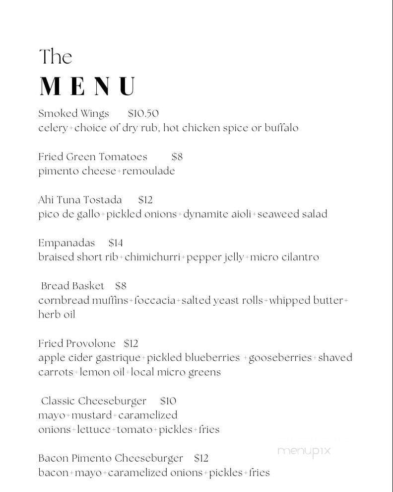 The Southern Table - Pulaski, TN menu_pic
