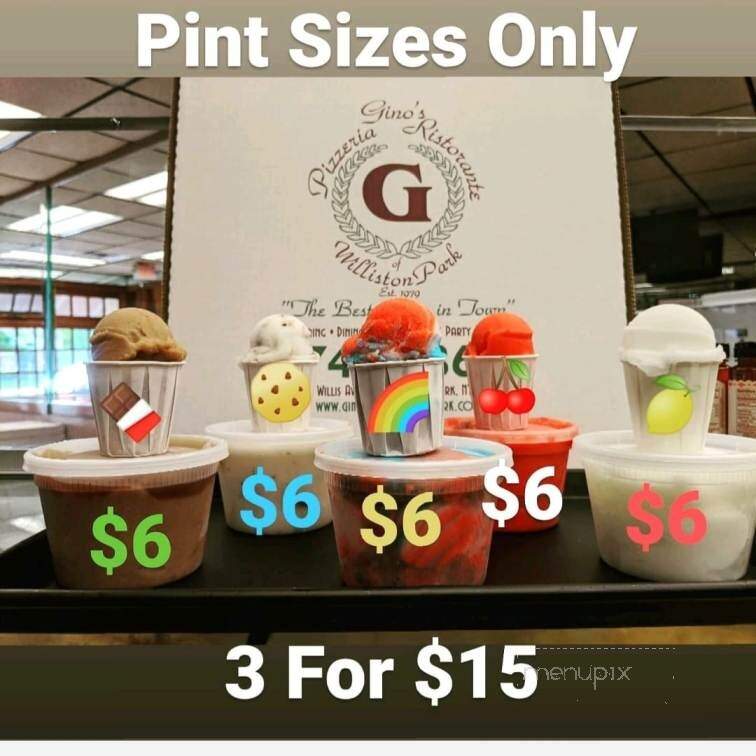 Gino's Pizza - Williston Park, NY menu_pic
