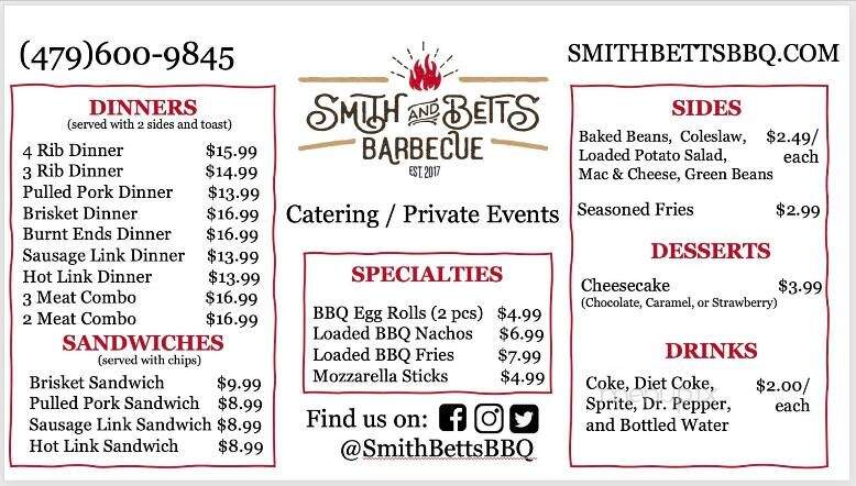 Smith and Betts Barbecue - Gravette, AR