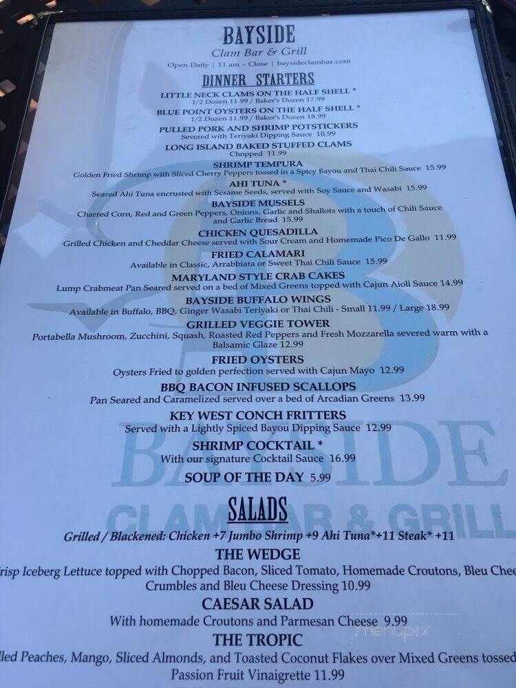 Bayside Clam and Grill Bar - East Islip, NY