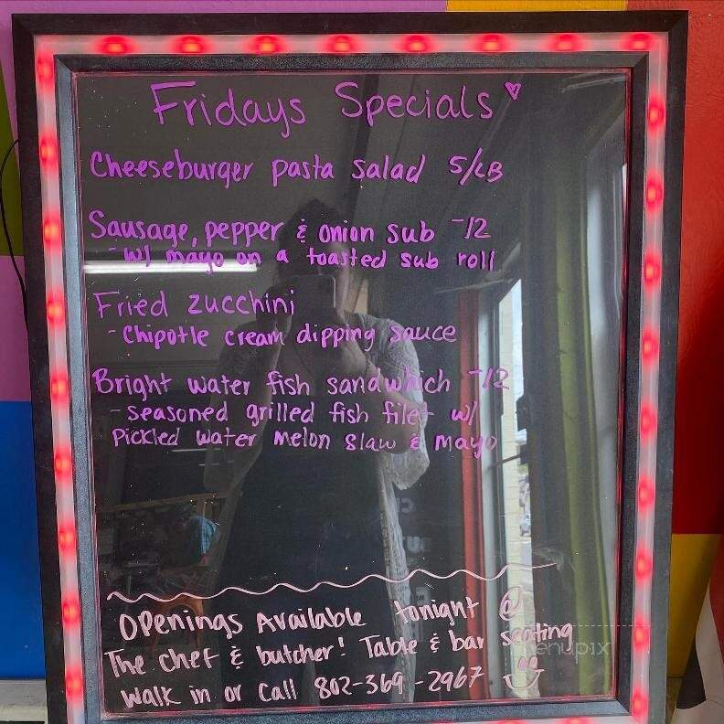 Funkalicious Market and Deli - White River Junction, VT menu_pic