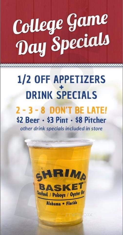Shrimp Basket - Auburn, AL menu_pic