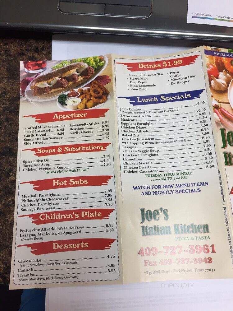 Joe's Pizza - Port Neches, TX