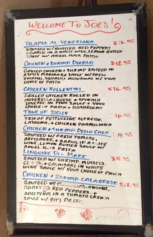 Joe's Pizza - Port Neches, TX menu_pic