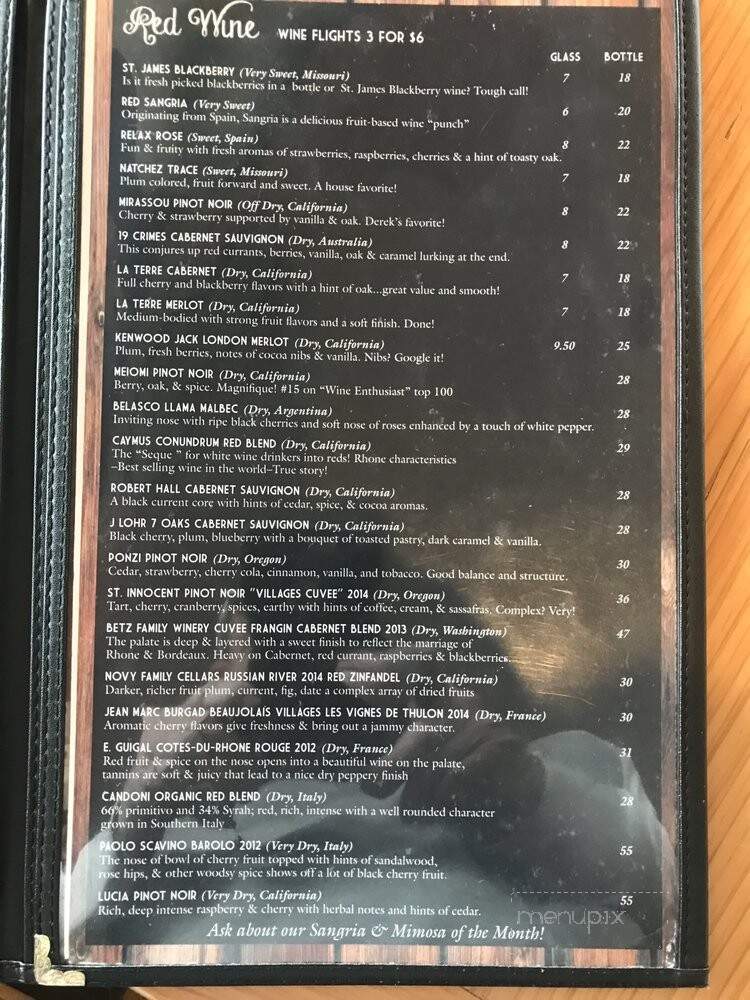 The RiverHouse - Scott City, MO menu_pic