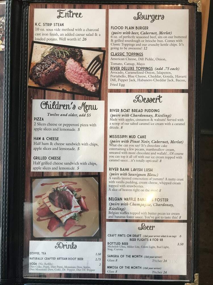 The RiverHouse - Scott City, MO menu_pic