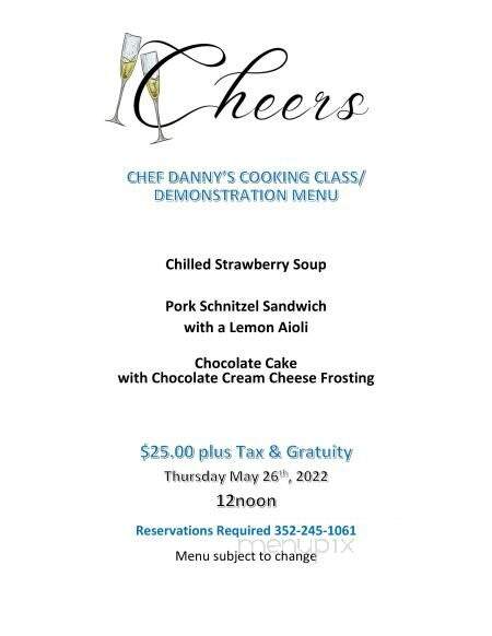 Cheers at Stonecrest - Summerfield, FL menu_pic