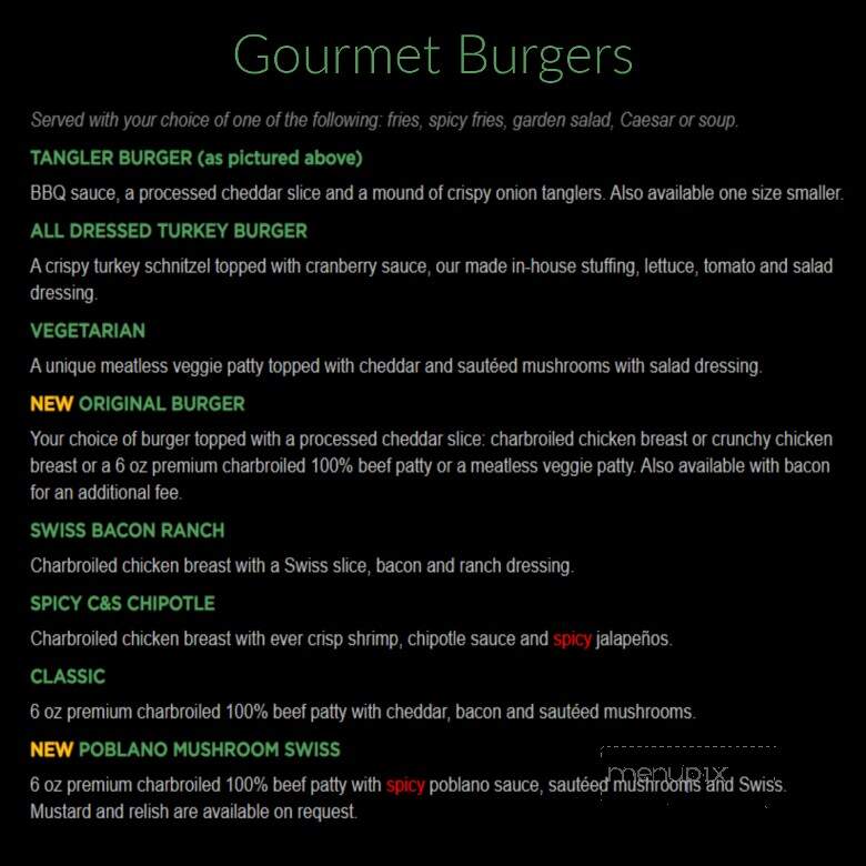 Humpty's Family Restaurant - Moose Jaw, SK menu_pic